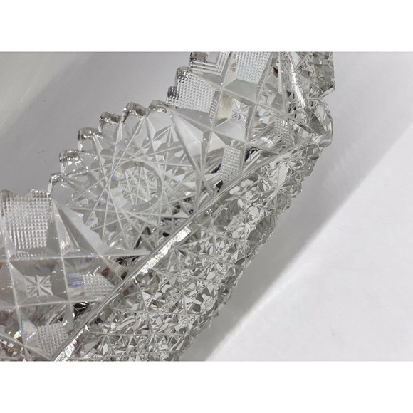 Vintage ABP Cut Glass Hunts Royal Trinket Tray C20 - Picture 6 of 12